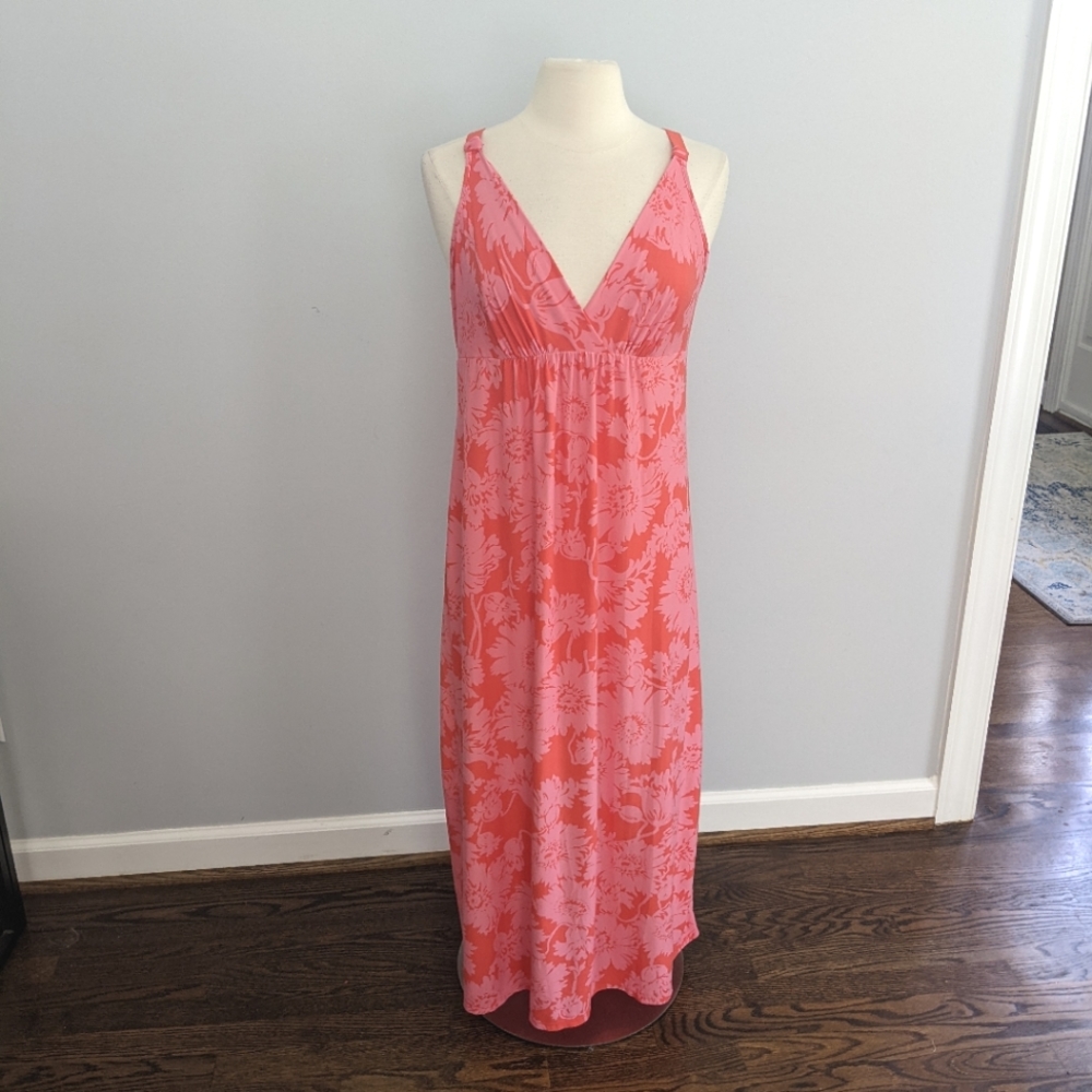 Gillian O'Malley Butter Soft Nightgown Pink Orange Large